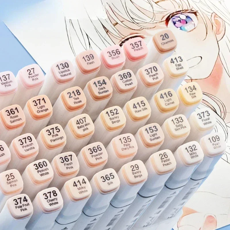 Copic Marker Sketch - 6/12/24/30 Colors Skin Tone Dual Headed
