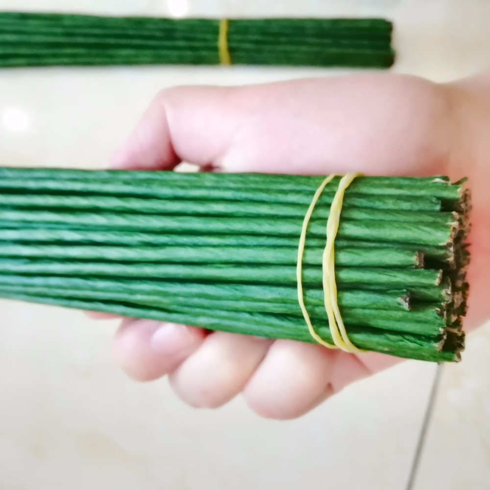 Wire Stem Florist - 1mm 2/3/4/5mm 40/60cm Dark Green Wire