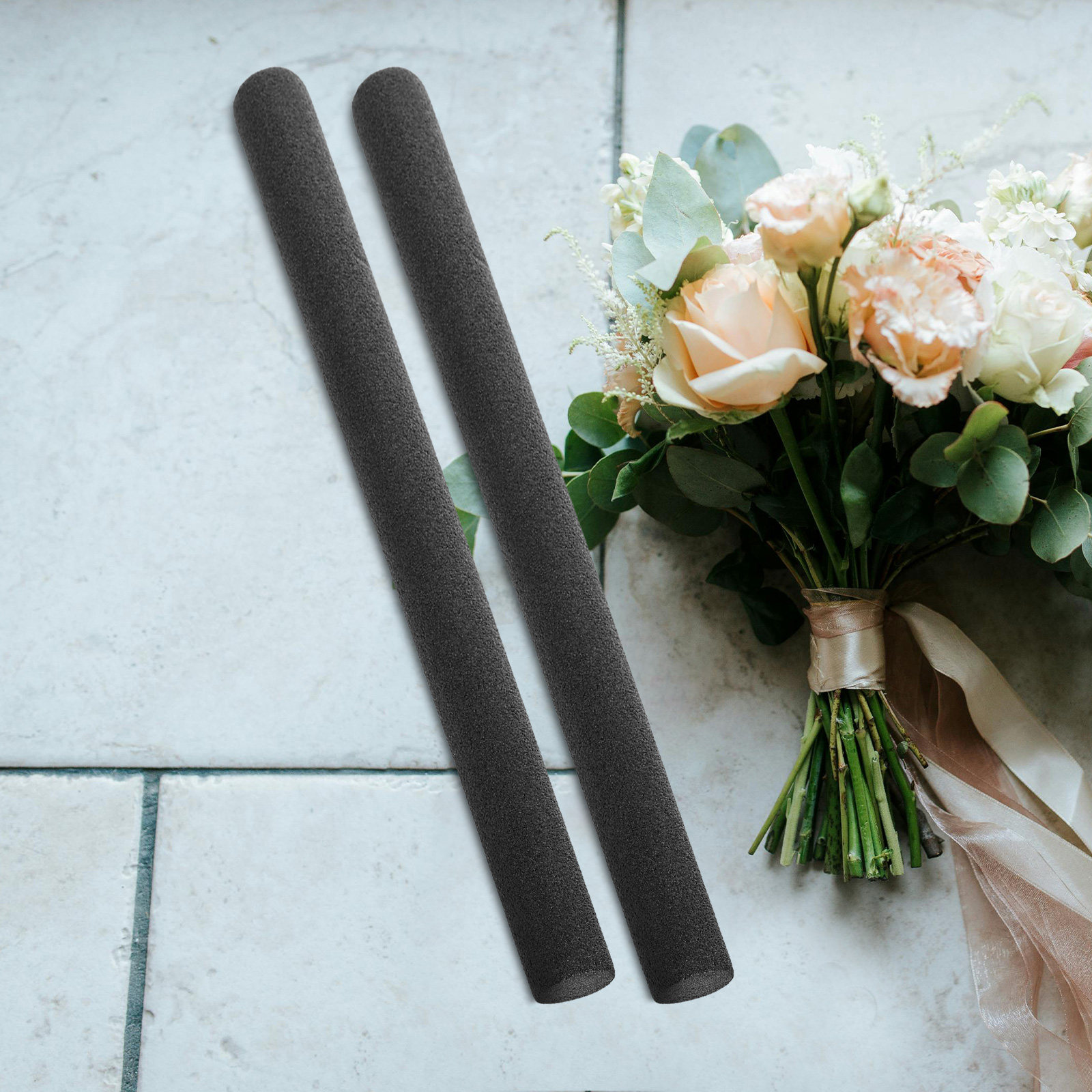 8Pcs Floral Foam Rods Black 1. - Florist Flower Supply 评论和价格