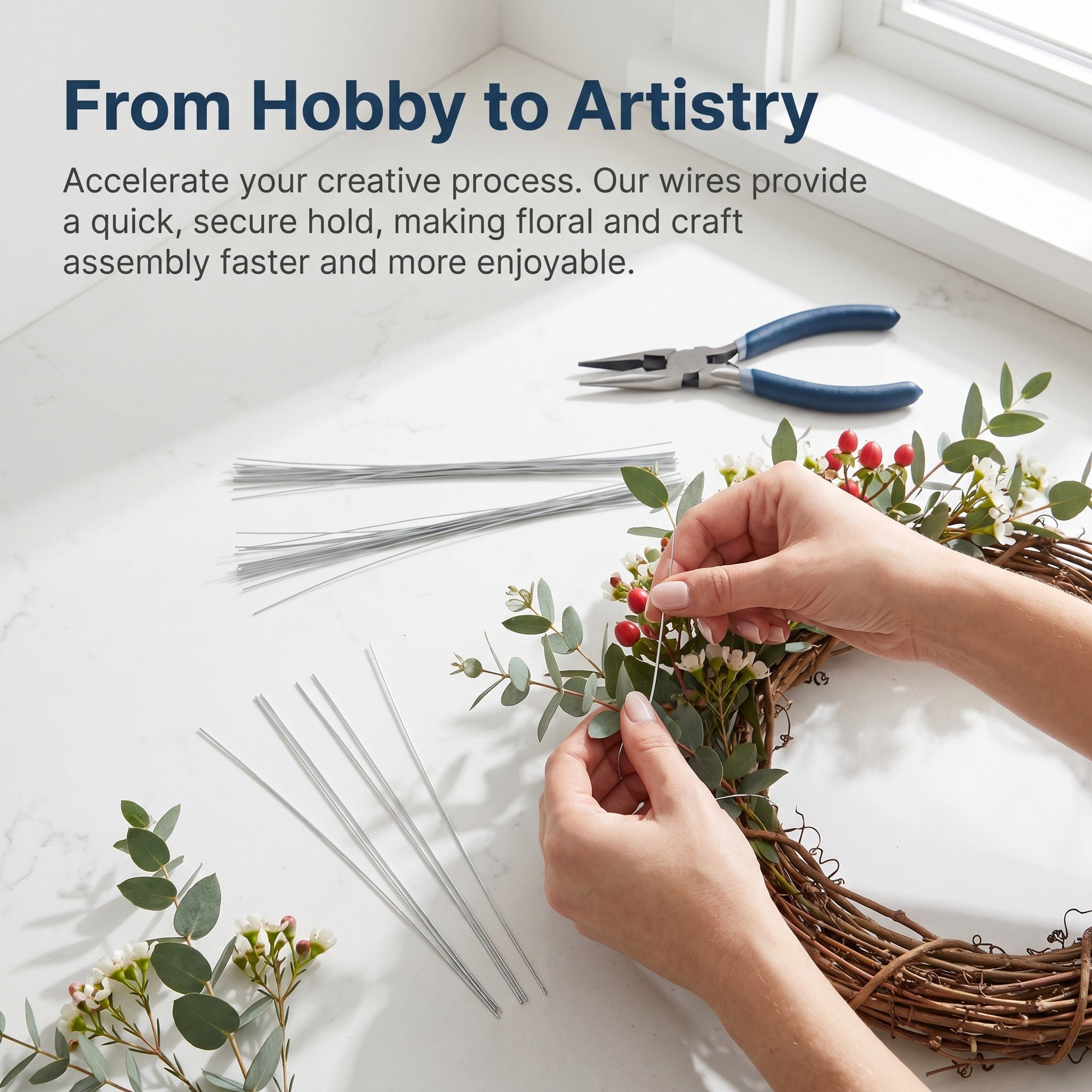 200Pcs Floral Stem Wire Paper  - Wire Stem Florist 评论和价格