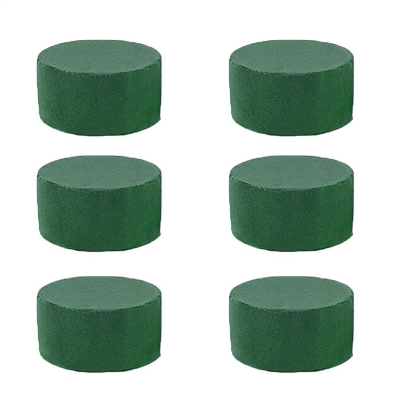 6Pcs Round Floral Foam Bricks  - Florist Flower Supply 评论和价格