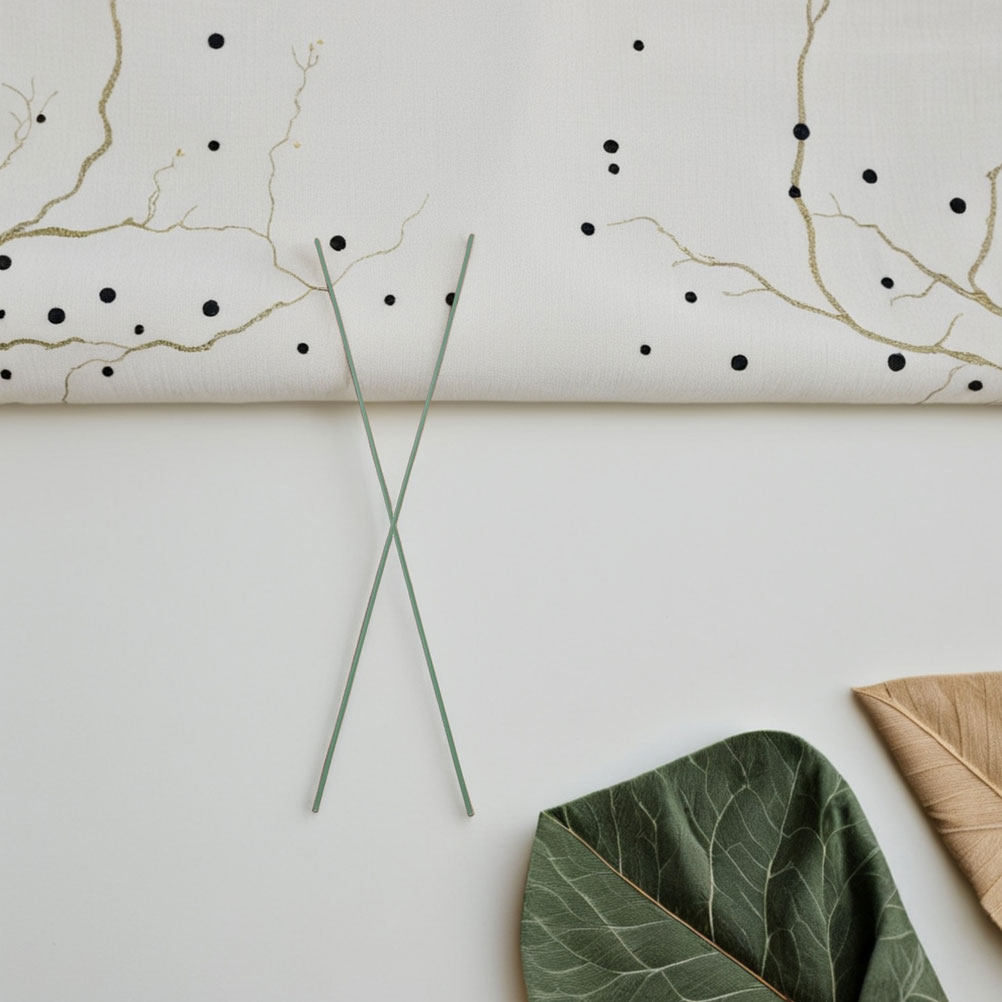 100Pcs Green Floral Iron Wire  - Wire Stem Florist 评论和价格