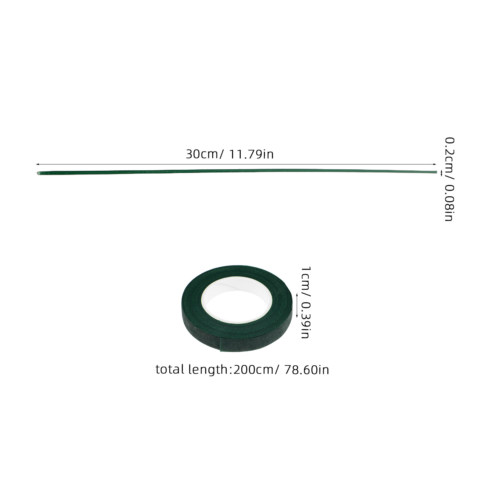 1Set Florist Tape Green and Fl - Wire Stem Florist 评论和价格