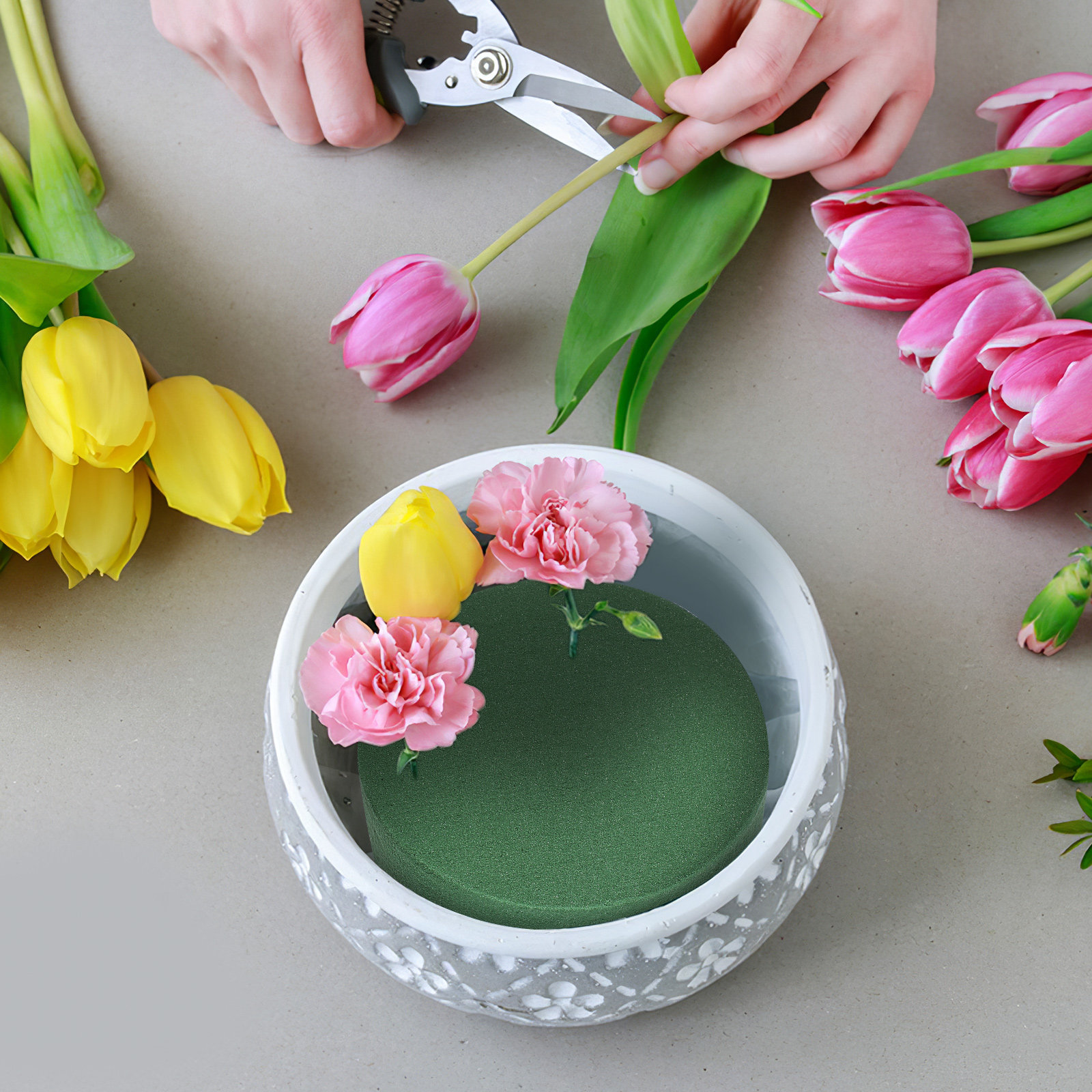 4Pcs Florist Foam Flower Mud A - Florist Flower Supply 评论和价格
