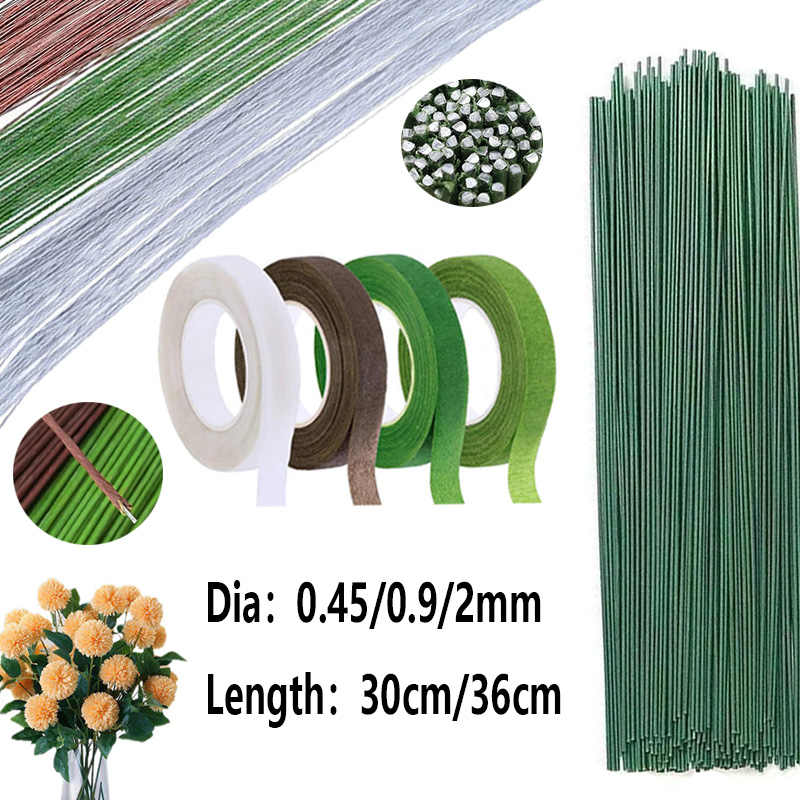 22/20 Gauge LightGreen Floral  - Wire Stem Florist 评论和价格