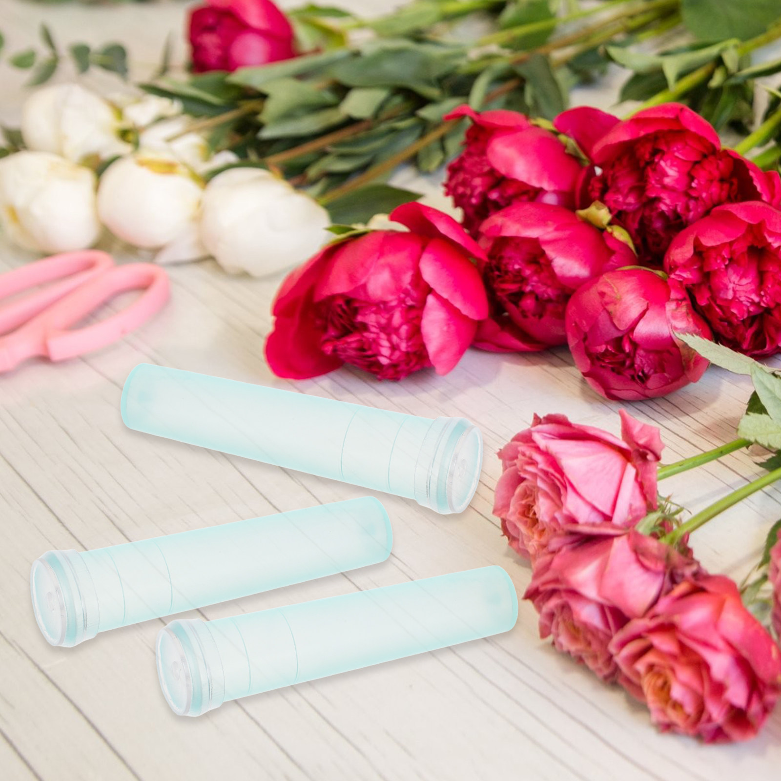 100Pcs Flower Preservation Tub - Florist Flower Supply 评论和价格