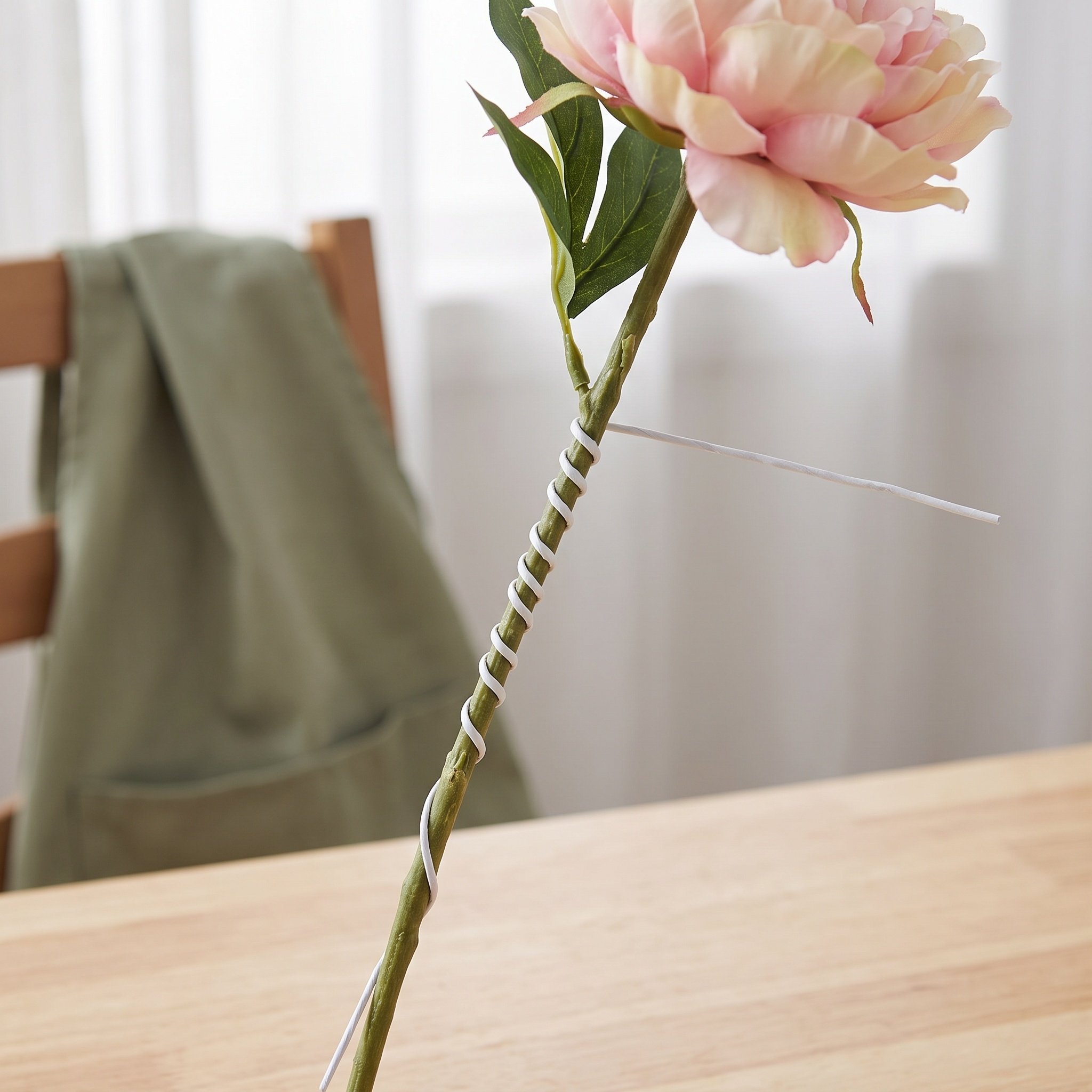 100pcs 40cm Floral Paper Wrapp - Wire Stem Florist 评论和价格