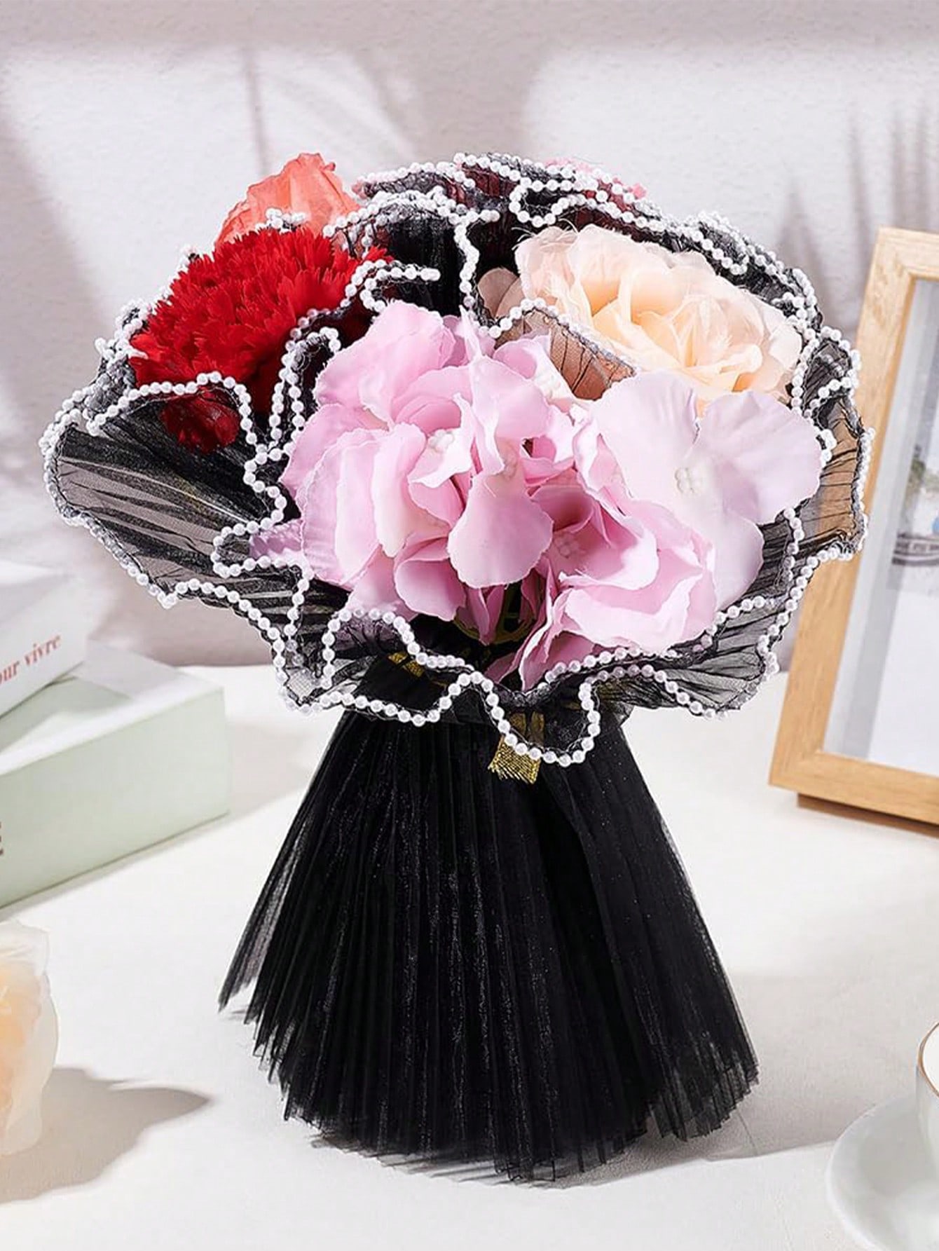 4Yards Faux Pearl Edge Flower  - Florist Flower Supply 评论和价格