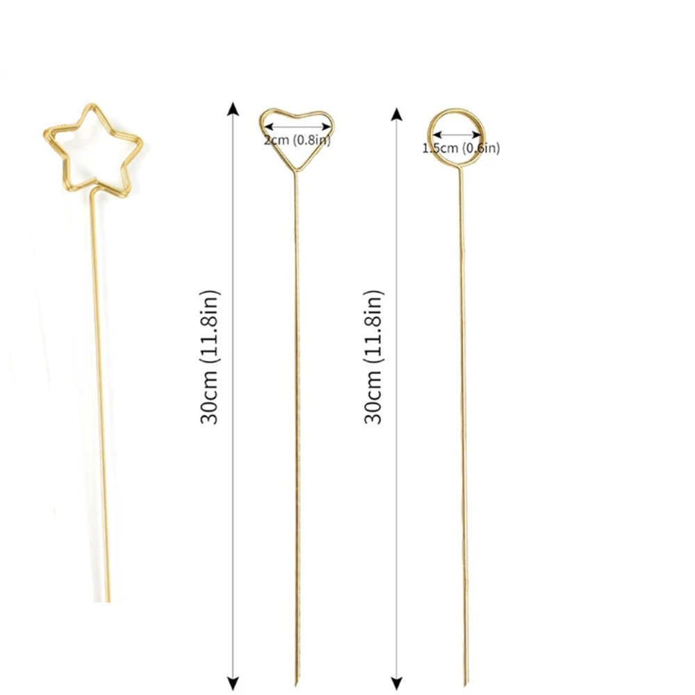 Gold Metal Flower Note Picks F - Floral Picks Wood 评论和价格