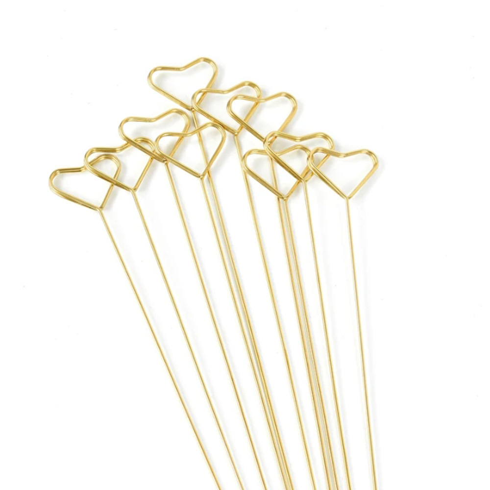 Gold Metal Flower Note Picks F - Floral Picks Wood 评论和价格