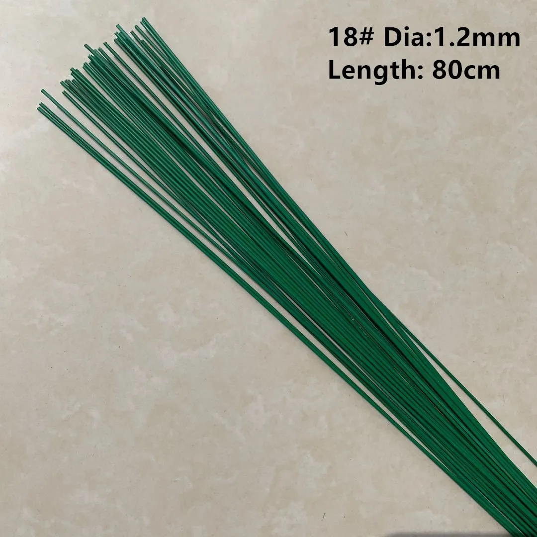 2# 2mm/1.2mm 30pcs 80cm Length - Wire Stem Florist 评论和价格