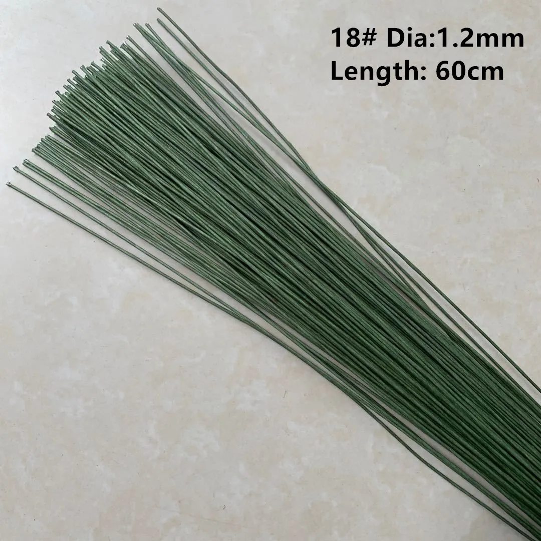 2# 2mm/1.2mm 30pcs 80cm Length - Wire Stem Florist 评论和价格