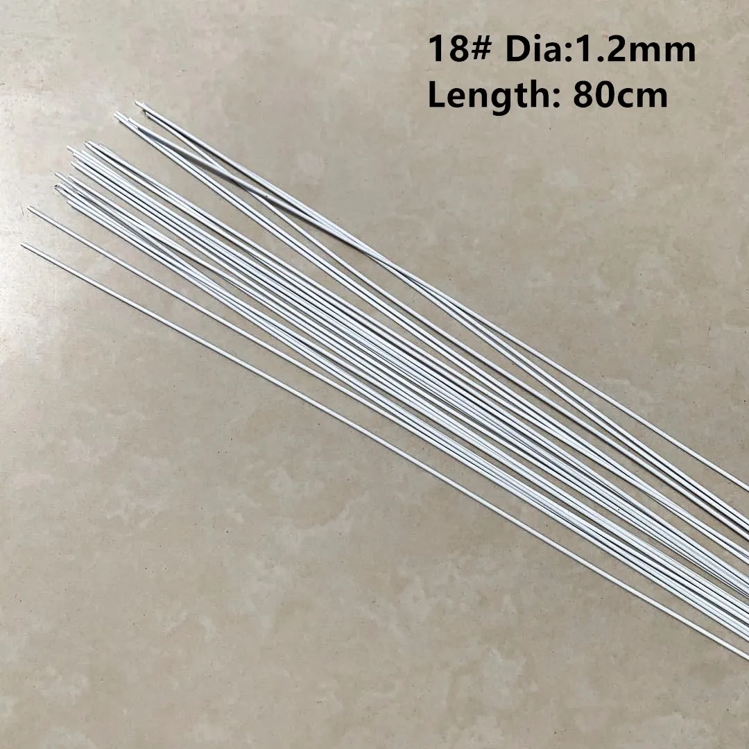 2# 2mm/1.2mm 30pcs 80cm Length - Wire Stem Florist 评论和价格