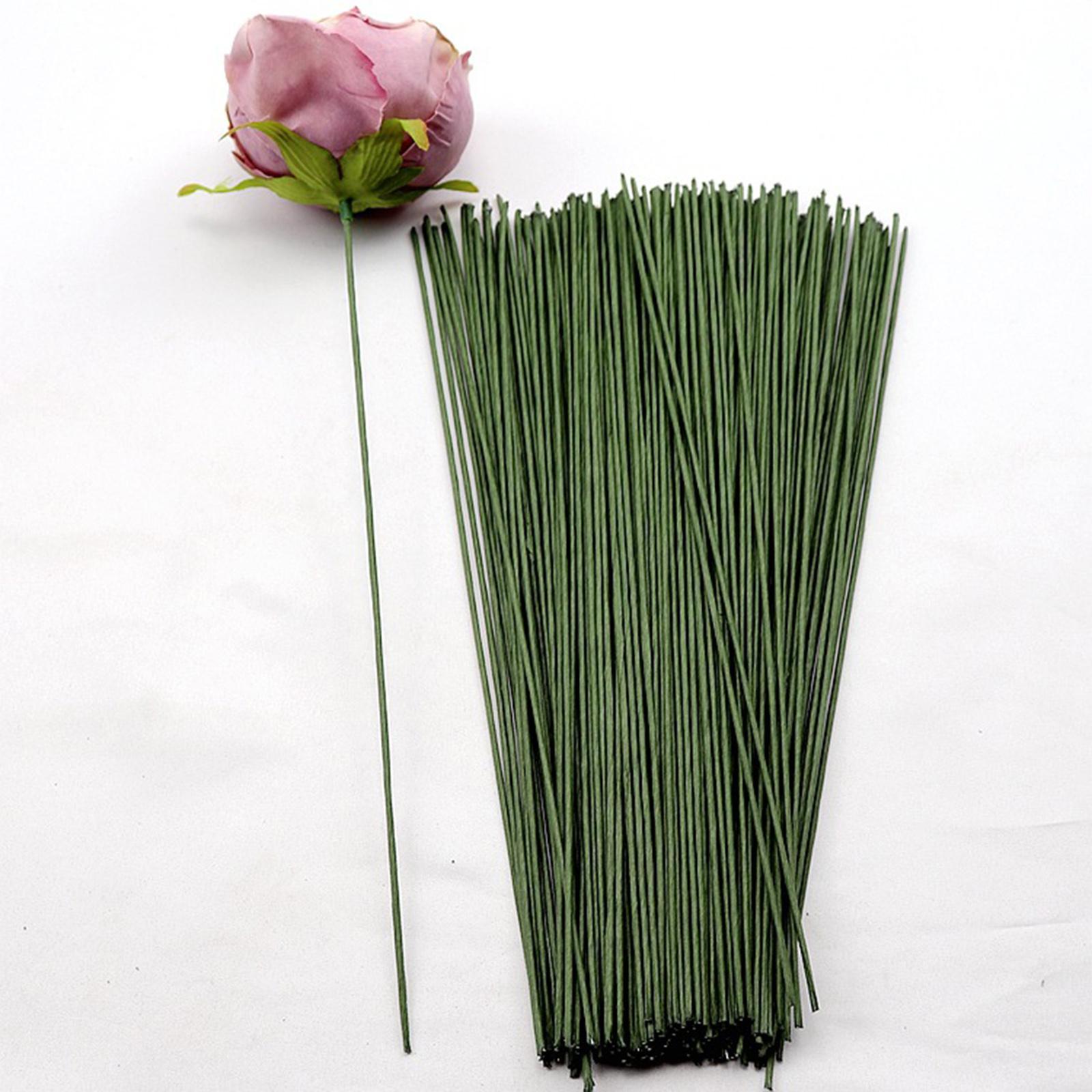 100x Florist Wire 16 Inches 22 - Wire Stem Florist 评论和价格