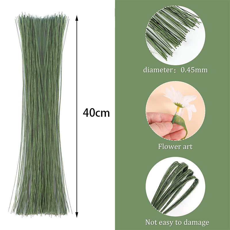100Pcs Floral Wire High Qualit - Wire Stem Florist 评论和价格